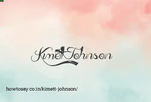 Kimett Johnson