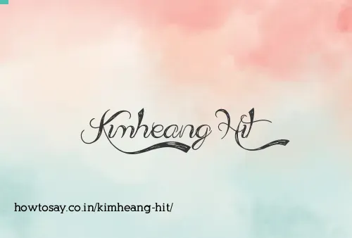 Kimheang Hit