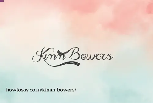 Kimm Bowers