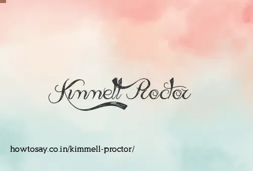 Kimmell Proctor
