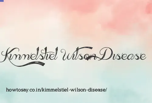 Kimmelstiel Wilson Disease