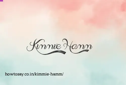 Kimmie Hamm
