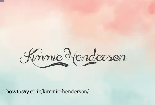 Kimmie Henderson