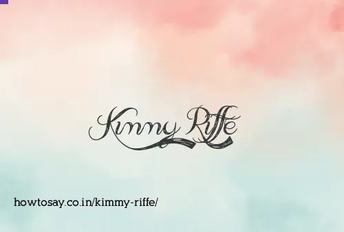 Kimmy Riffe