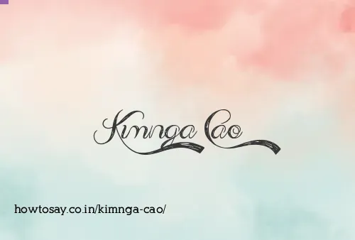 Kimnga Cao