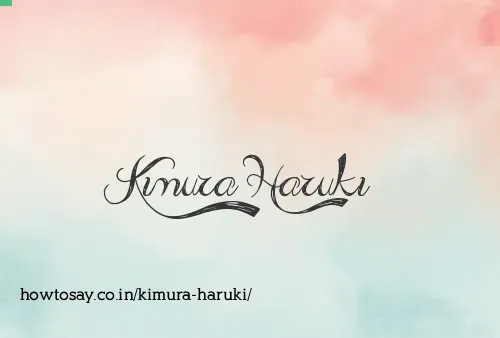 Kimura Haruki