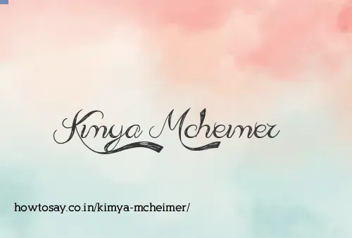 Kimya Mcheimer