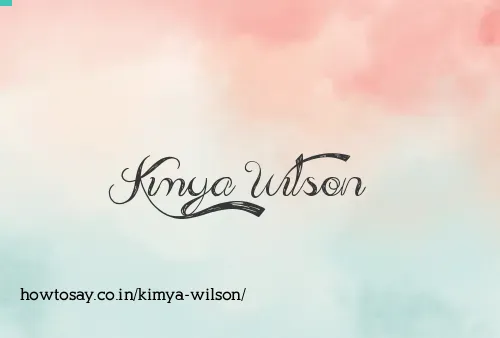 Kimya Wilson