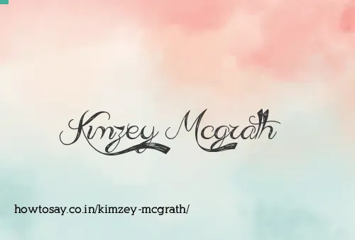Kimzey Mcgrath