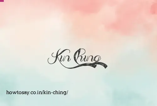 Kin Ching