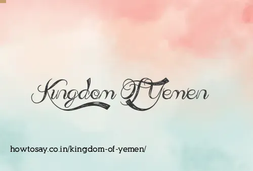 Kingdom Of Yemen