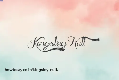 Kingsley Null