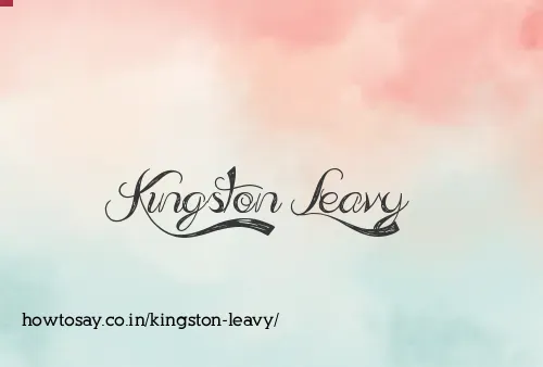 Kingston Leavy