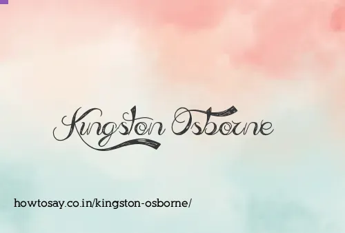 Kingston Osborne