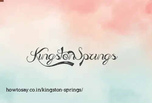 Kingston Springs