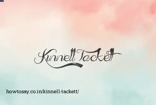 Kinnell Tackett