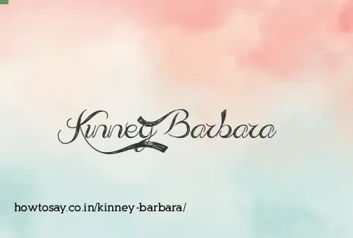 Kinney Barbara