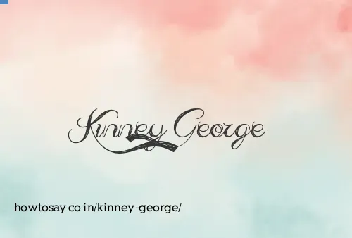 Kinney George