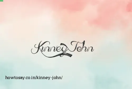Kinney John