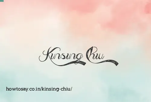 Kinsing Chiu