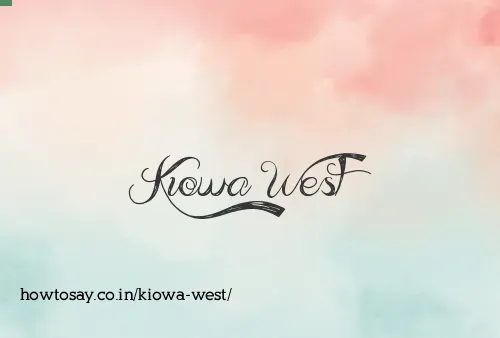 Kiowa West