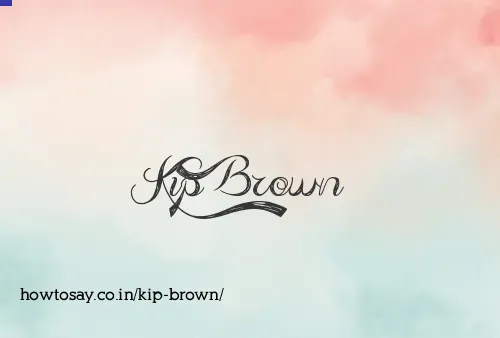 Kip Brown