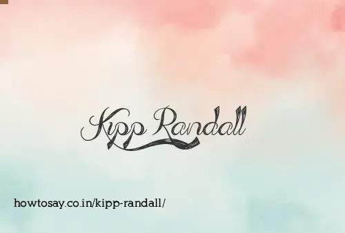 Kipp Randall