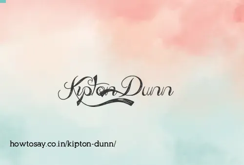 Kipton Dunn