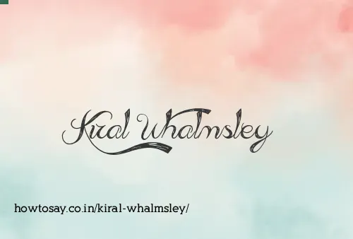 Kiral Whalmsley