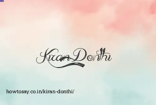 Kiran Donthi