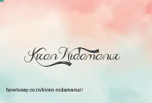Kiran Nidamanur