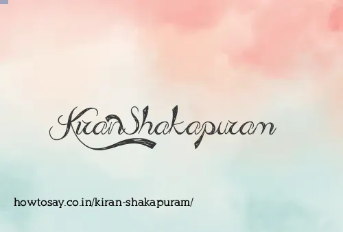 Kiran Shakapuram