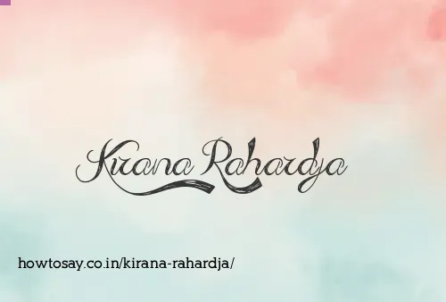 Kirana Rahardja