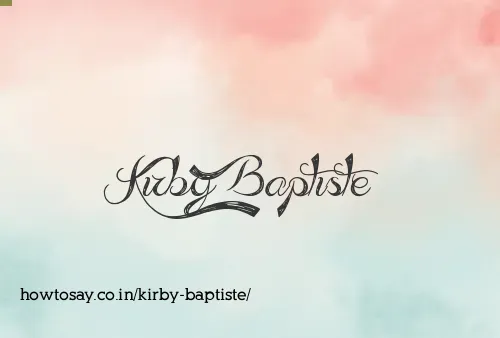 Kirby Baptiste