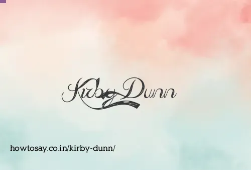 Kirby Dunn