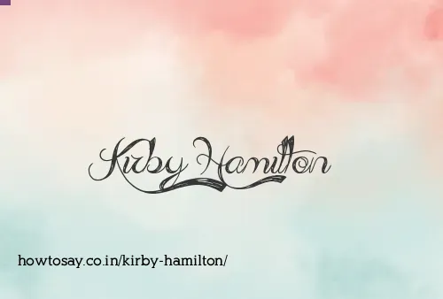 Kirby Hamilton