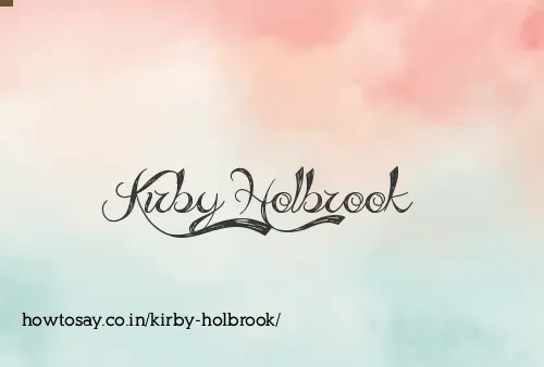 Kirby Holbrook