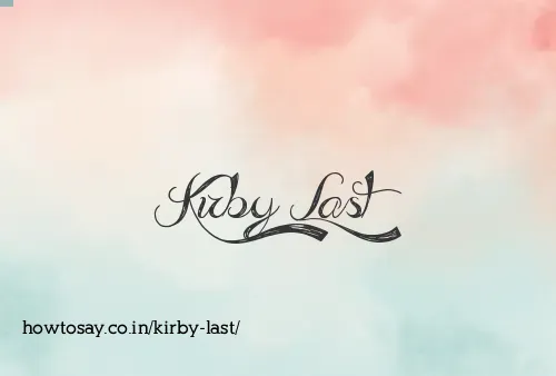 Kirby Last