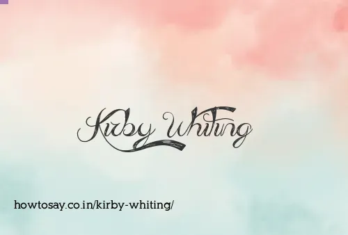 Kirby Whiting
