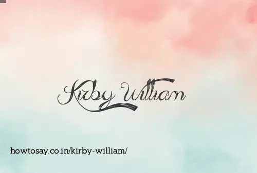 Kirby William