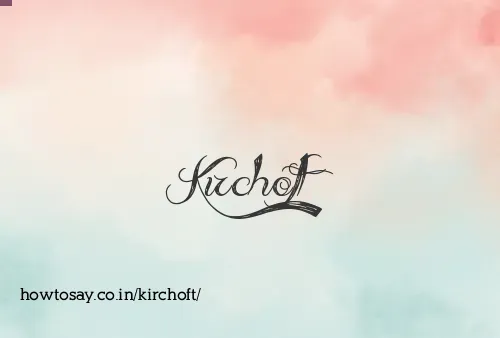 Kirchoft