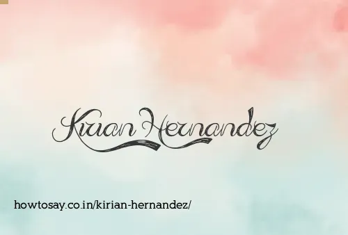 Kirian Hernandez