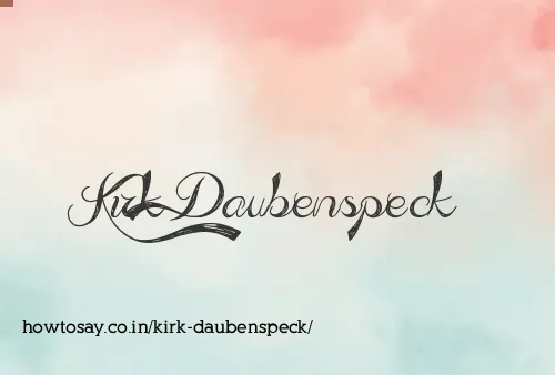 Kirk Daubenspeck