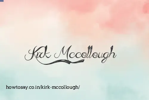 Kirk Mccollough