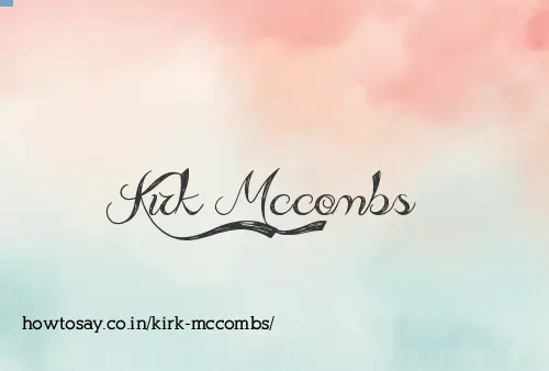 Kirk Mccombs