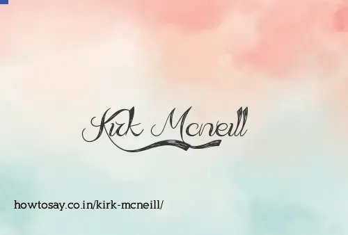 Kirk Mcneill