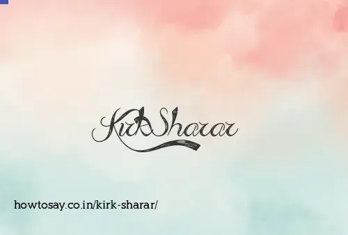 Kirk Sharar