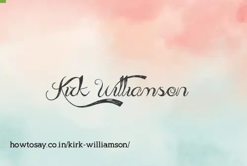 Kirk Williamson