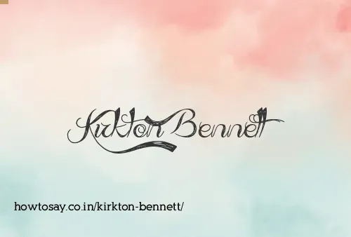 Kirkton Bennett