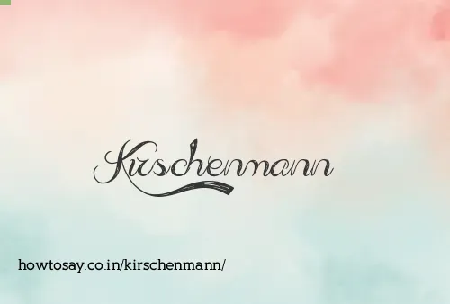 Kirschenmann